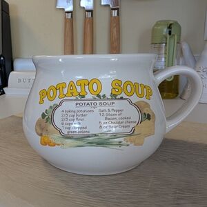 Potato Soup Recipe Mug - White